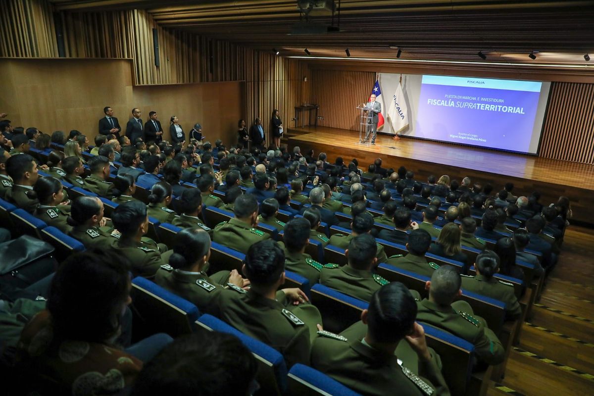 Chile estrena Fiscalía Supraterritorial para perseguir al crimen organizado en todo el país
