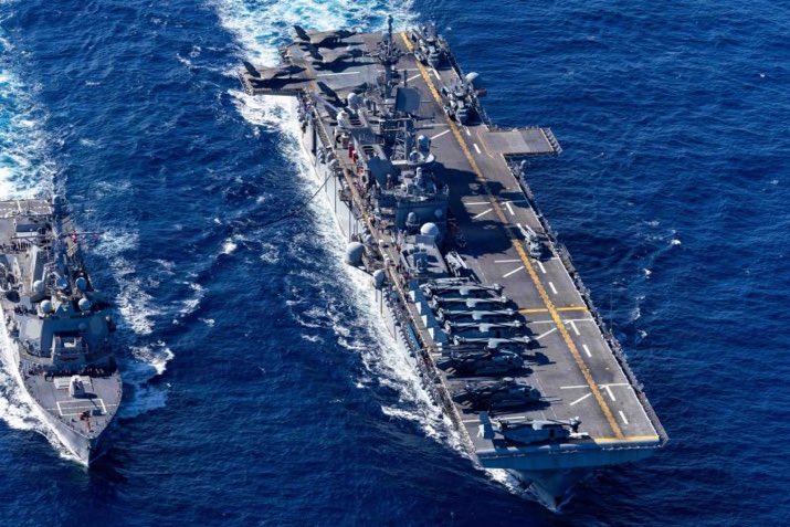 EEUU refuerza zona del conflicto: llega el USS Tripoli con marines y general pide prepararse para despliegue